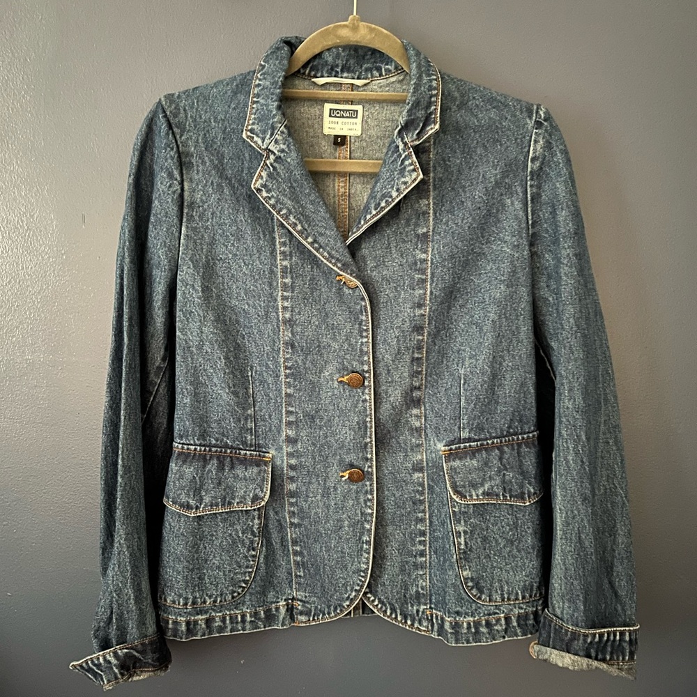 Sonoma Blue Denim Jacket with Button Details